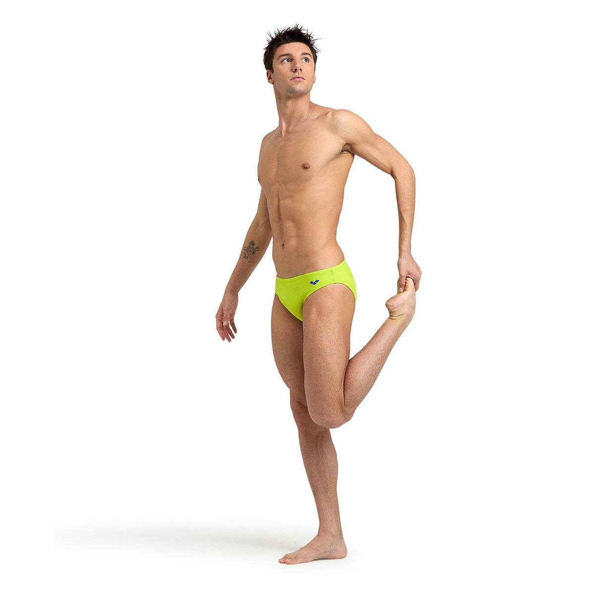 Slip de bain Santamarias soft green-neon blue, ARENA