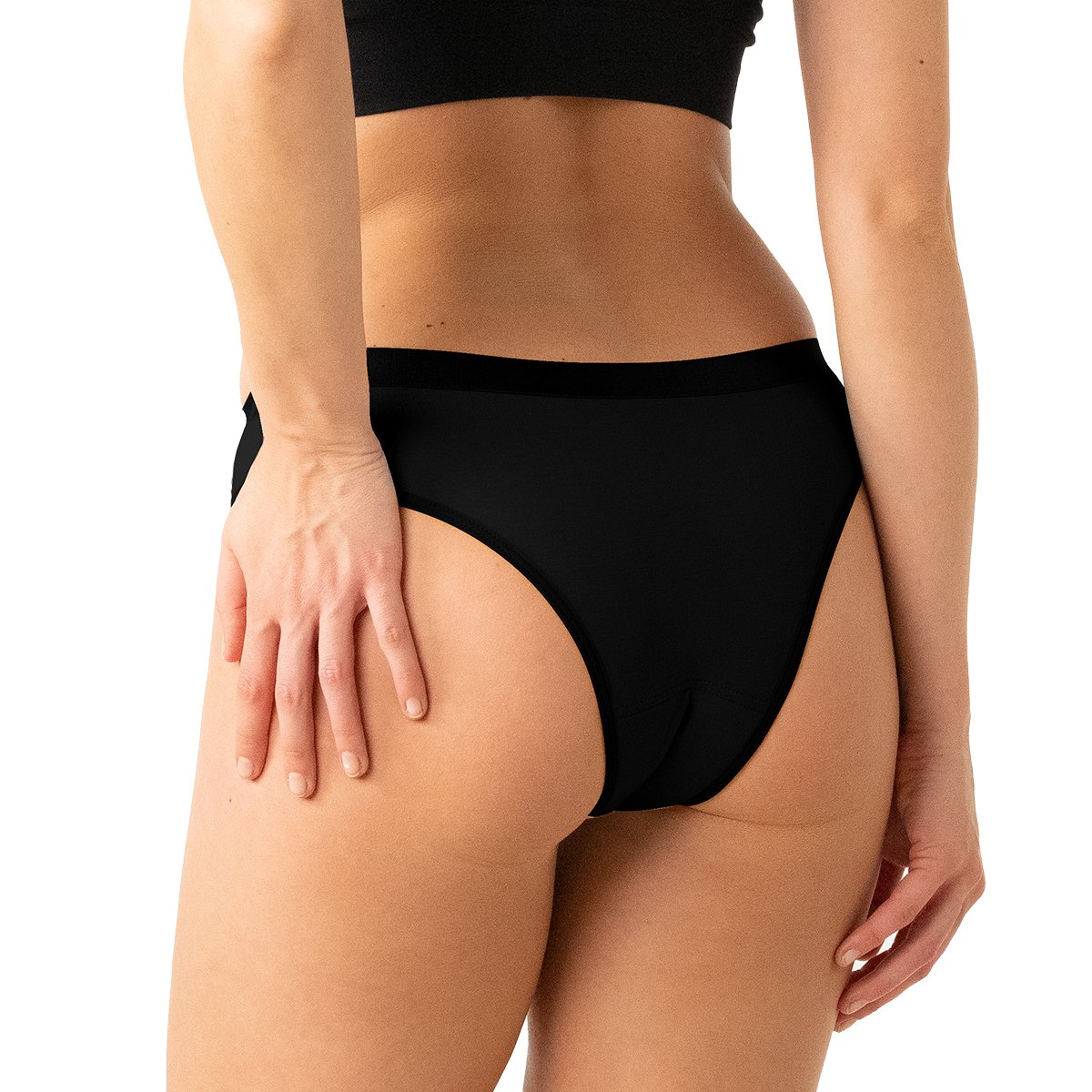 Tanga menstruelle noir, ATHENA
