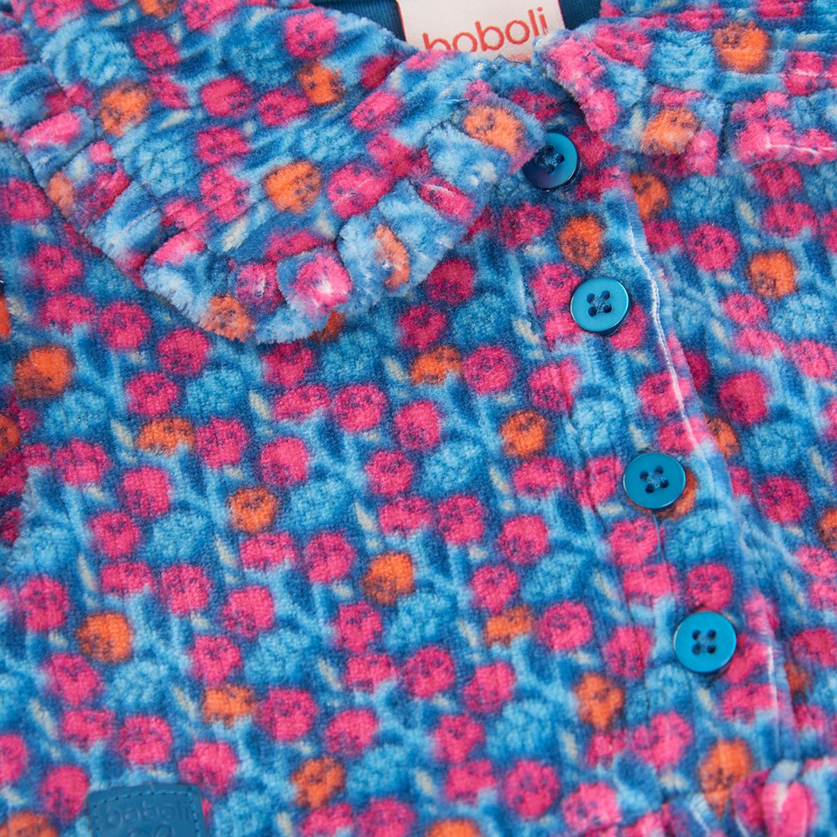 Robe en maille imprimée fleurs multicolore, BOBOLI
