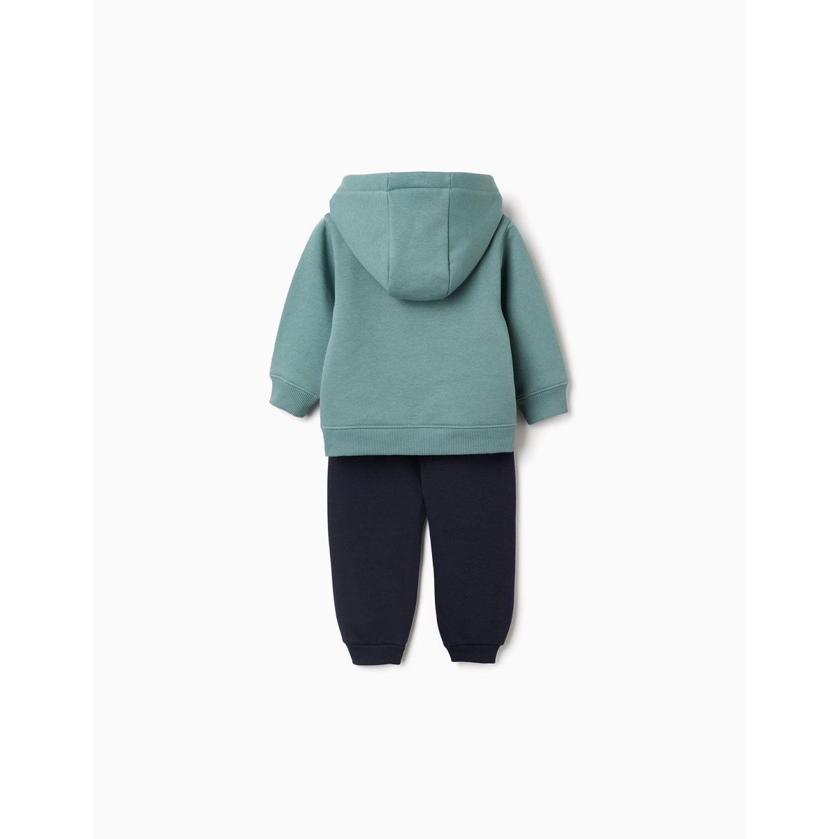 Ensemble de jogging en coton peigné avec imprimé vert clair, ZIPPY