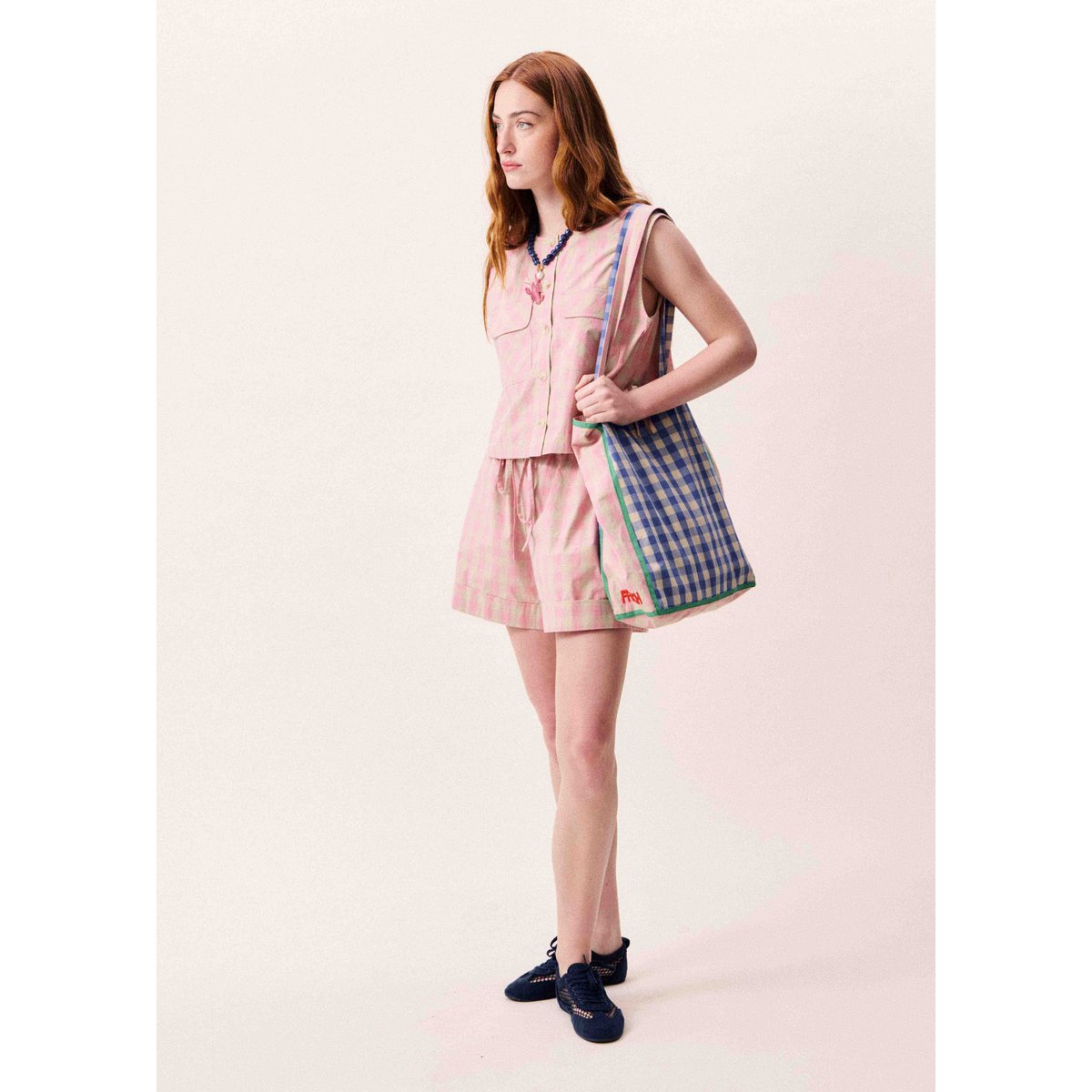 Gilet AURORA rose, FRNCH
