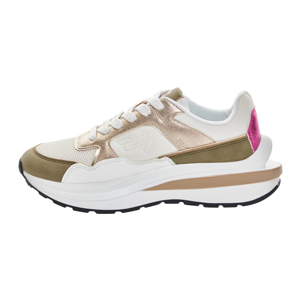 Basket à Lacets Clipper kaki multi, KAPORAL