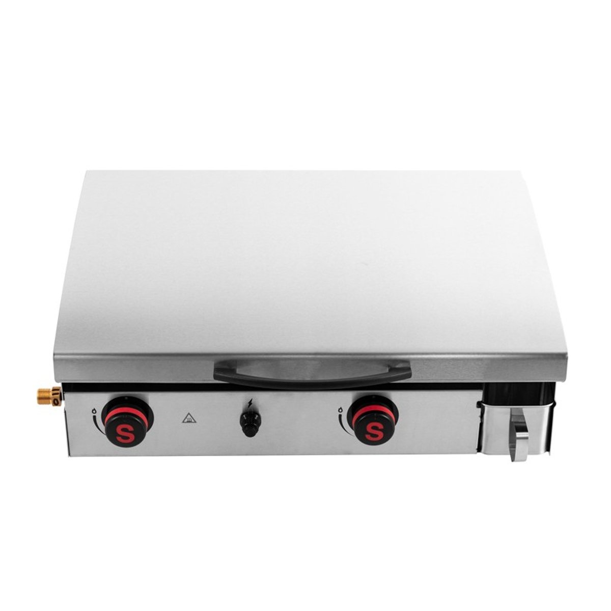 Plancha à gaz pour 12 convives incolore, gris argent, SOMAGIC