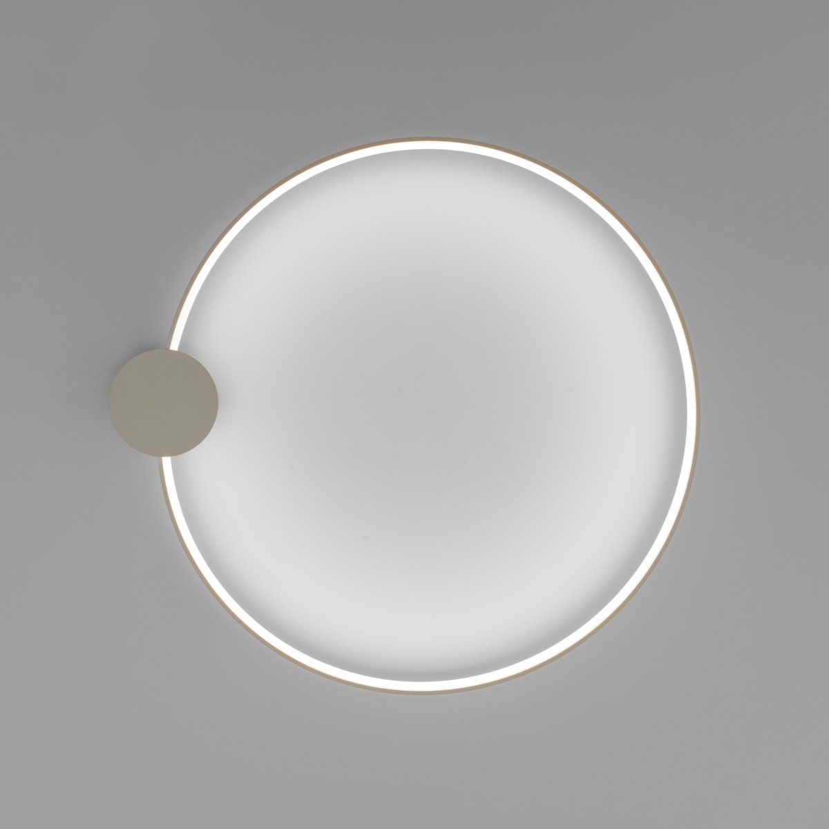 Plafonnier Aluminium Beige LED 1 Rio beige, EDEN