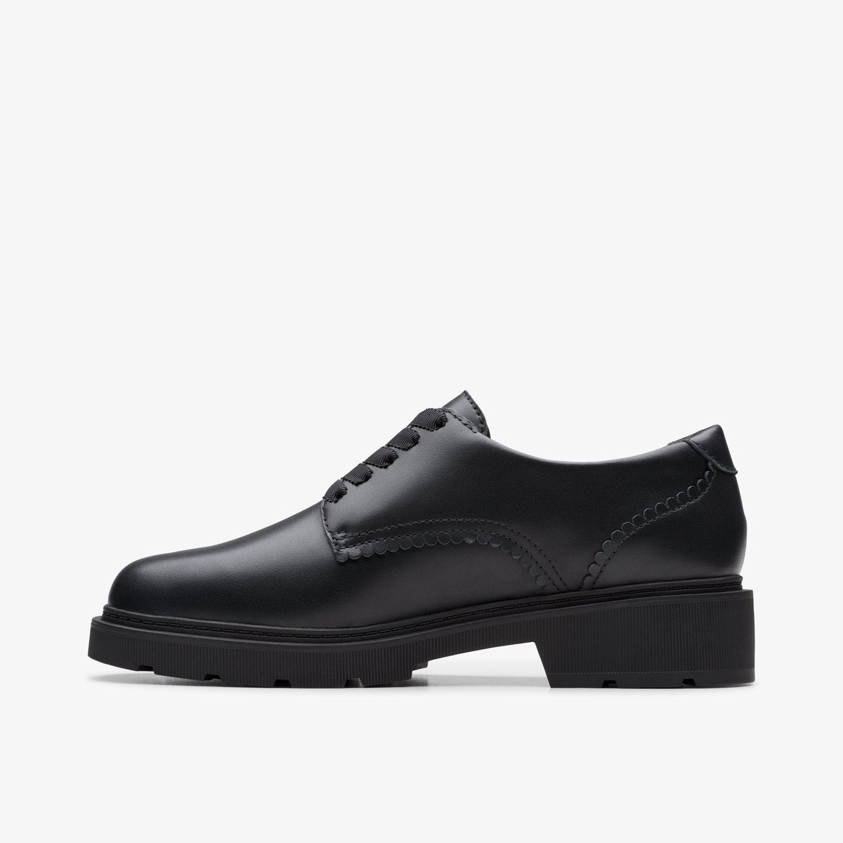 Derbies Cuir ERIS PURE Y noir, CLARKS