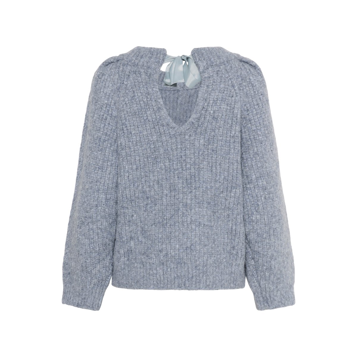 Pullover tricoté bleu bijou blue melange, SOAKED IN LUXURY