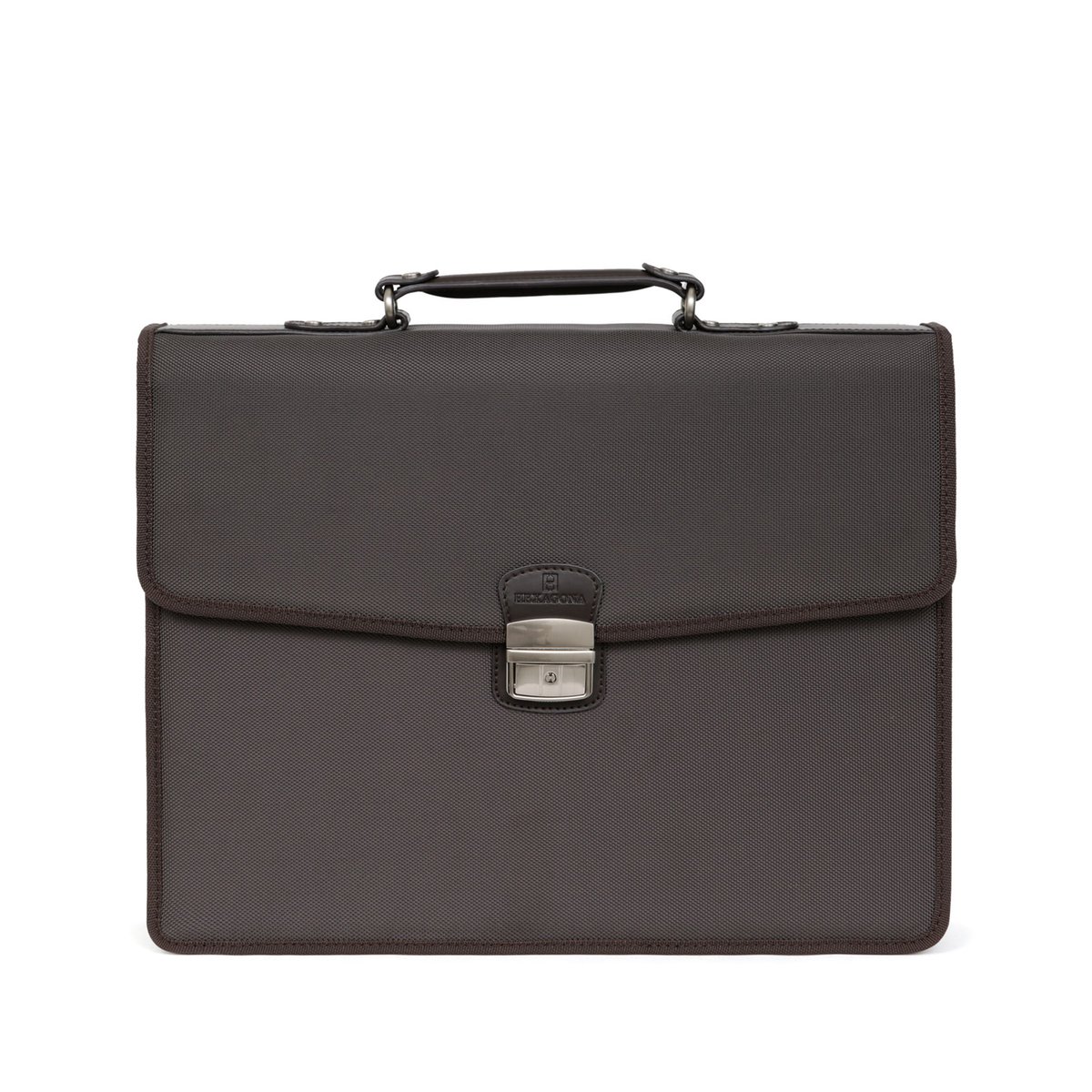 Cartable  WORKER marron foncé, HEXAGONA