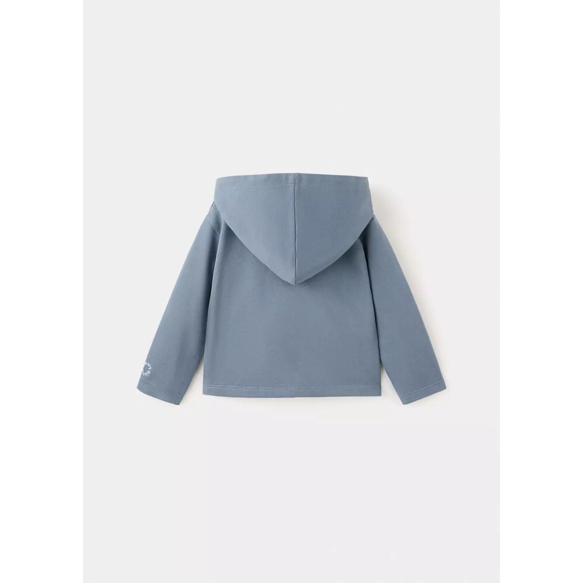 Sweat à capuche avec poches bleu indigo, MANGO BABY