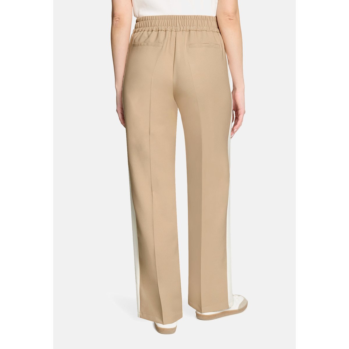 Pantalon casual à galons natural, BETTY BARCLAY