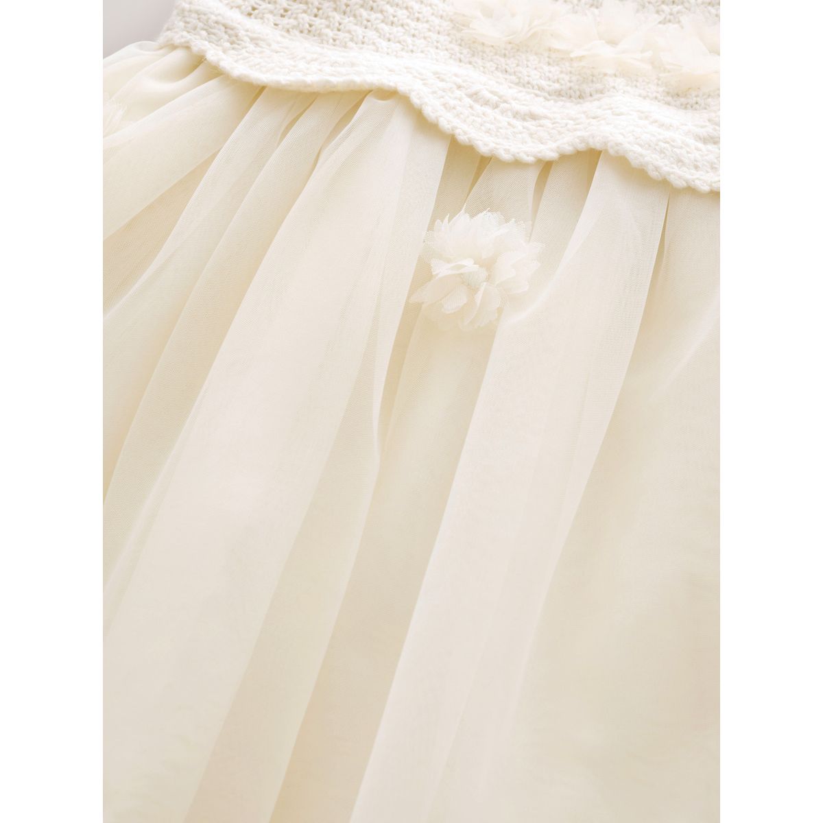 Robe grandes occasions à fleurs écru, NEXT