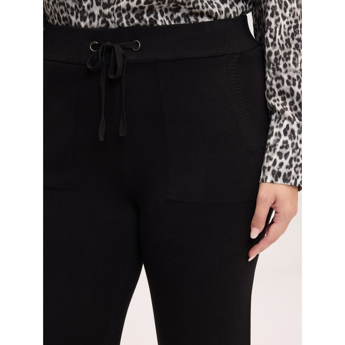Joggers noir, FIORELLA RUBINO