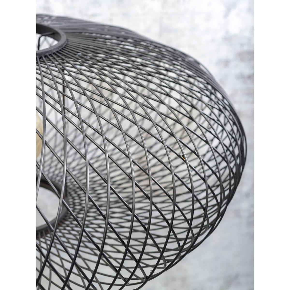 Lampadaire Bambou CANGO noir, GOOD & MOJO