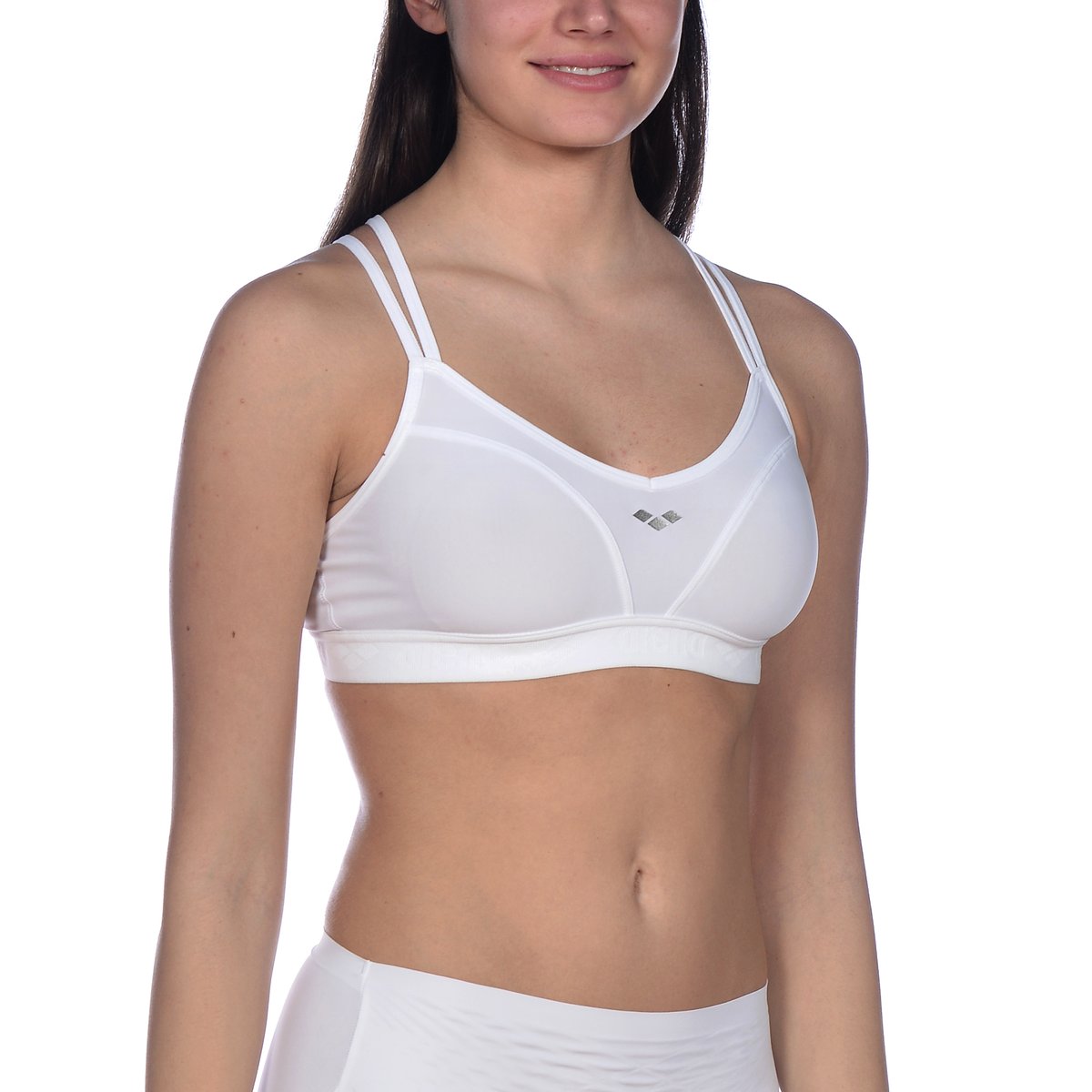 Soutien-gorge de sport Daphne soutien moyen et bonnet B white, ARENA
