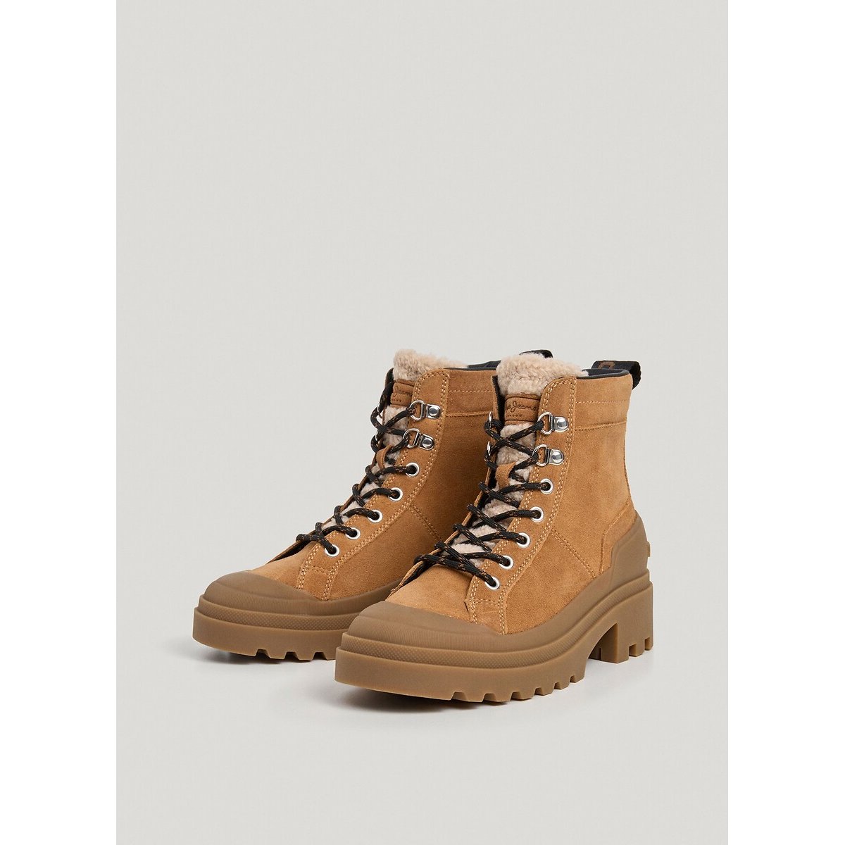 Bottines à lacets HALE DUNE camel, PEPE JEANS