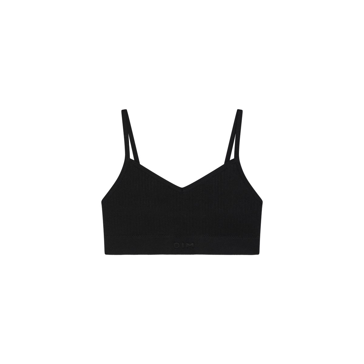 Brassière microfibre fille sans coutures Seamless noir, DIM