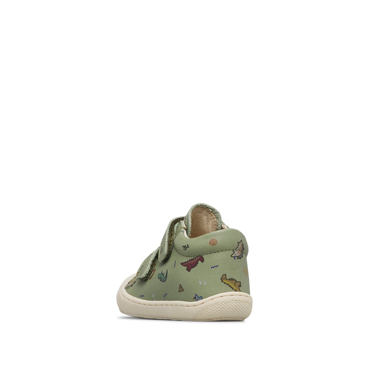 Chaussures premiers pas en cuir COCOON VL vert-, NATURINO