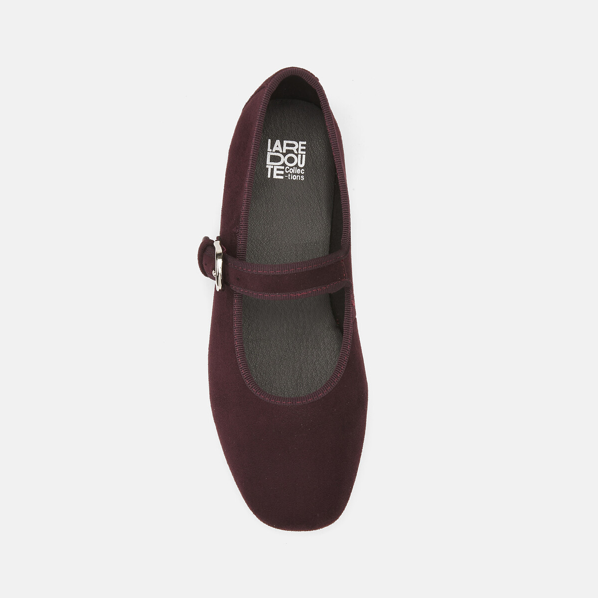 Ballerines babies à boucle rouge bordeaux, LA REDOUTE COLLECTIONS