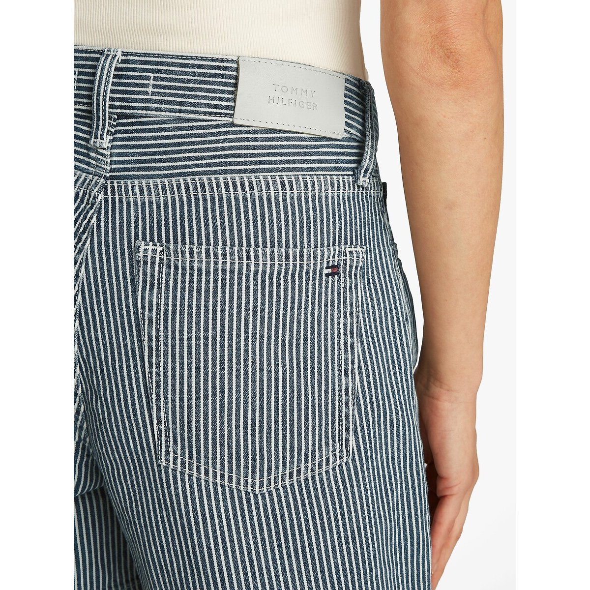 Short denim rayé  rayé bleu, TOMMY HILFIGER