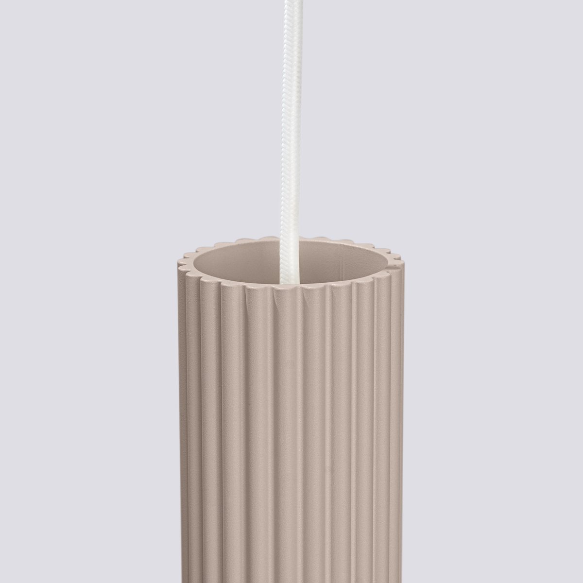 Suspension Aluminium Taupe GU10 3 Karbon marron, EDEN