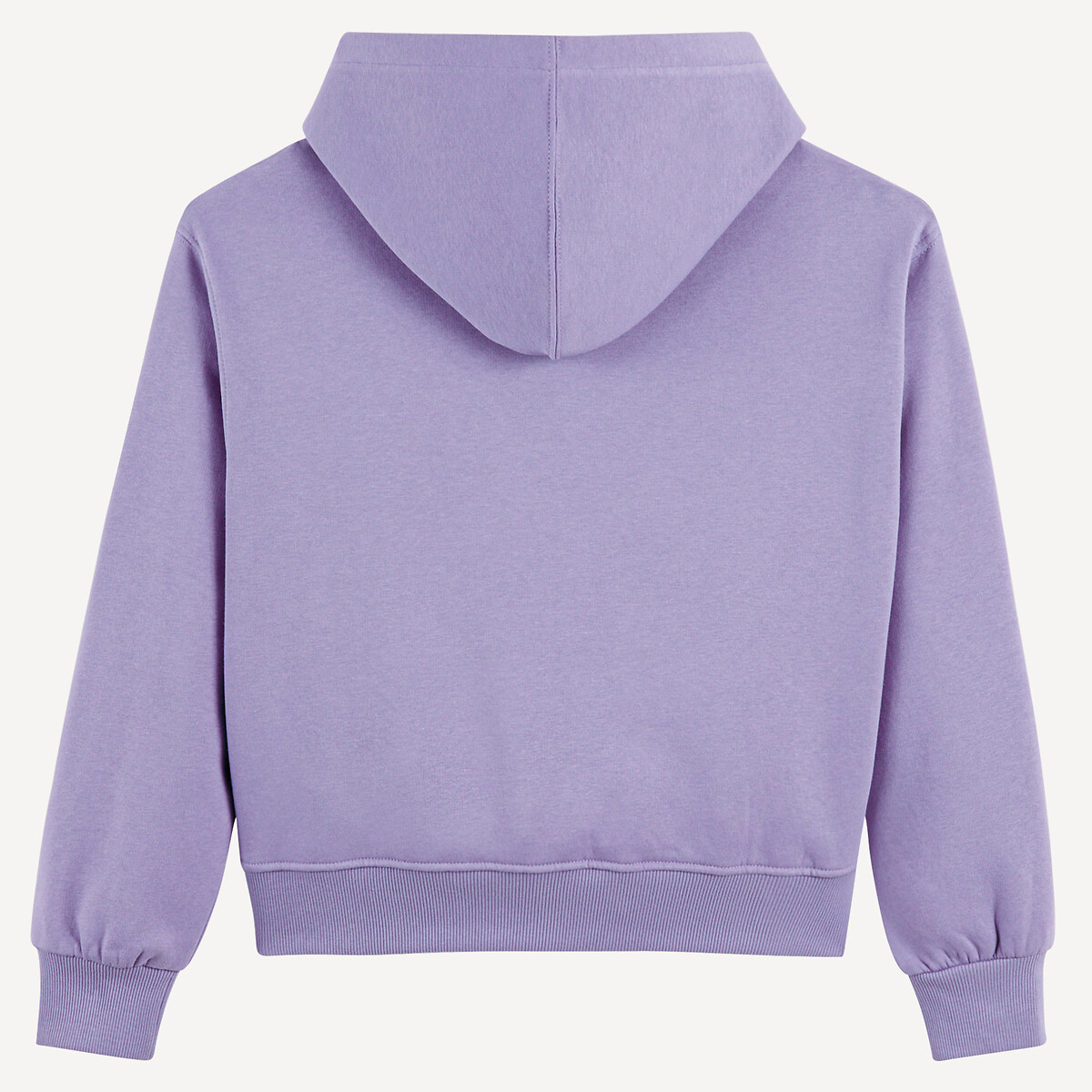 Sweat à capuche parme, LA REDOUTE COLLECTIONS