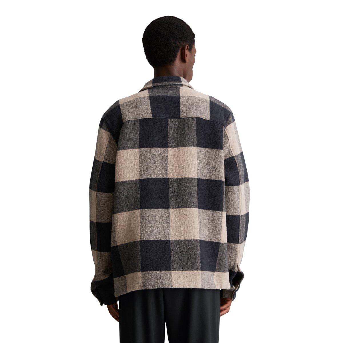 Surchemise coupe classique en pur coton biologique marron, MARC O’POLO DENIM