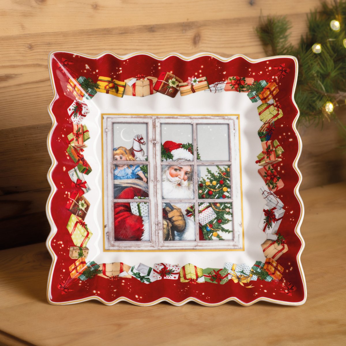 Coupe Carrée, Père Noël TOY'S FANTASY multicolore, VILLEROY & BOCH