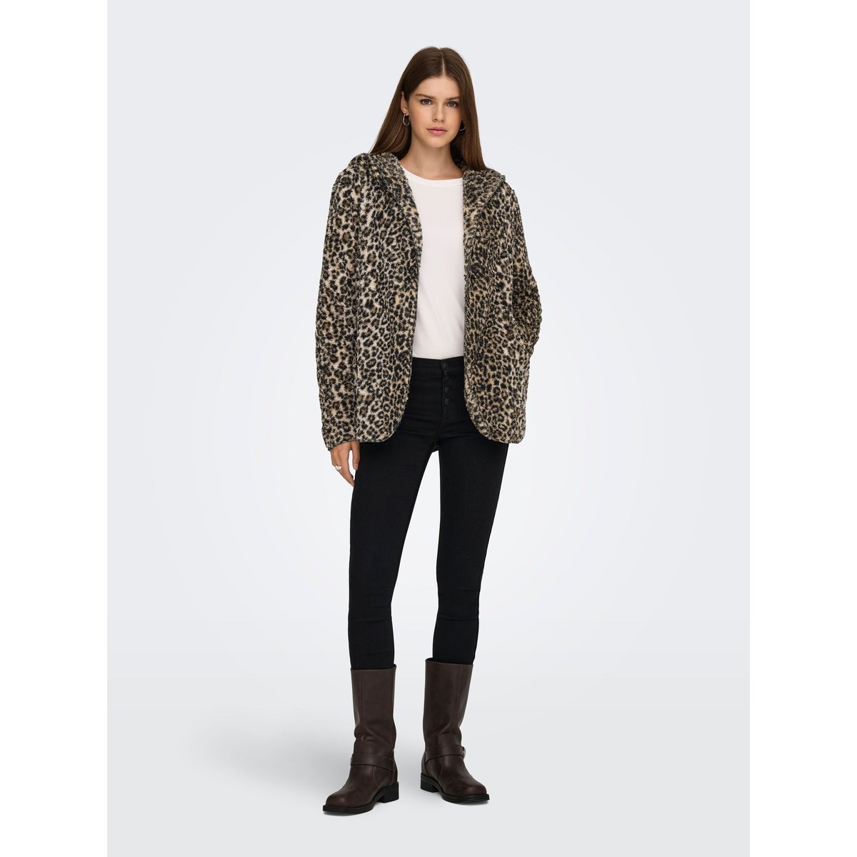 Manteau marron - toasted coconut 1, ONLY