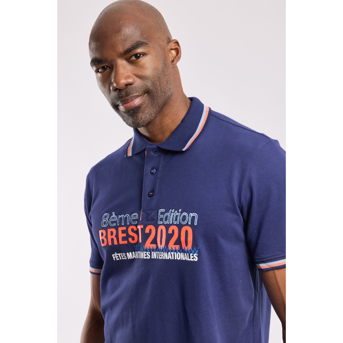 Polo Brest 2020 - maille piquée navy, ARMOR-LUX