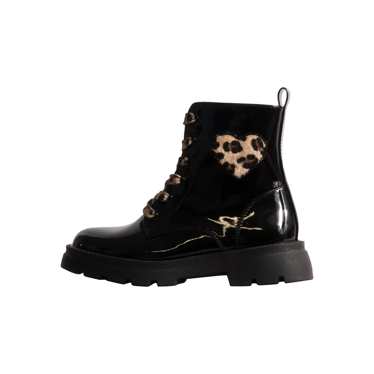Bottines à Zip Doremi noir vernis, ENZA NUCCI