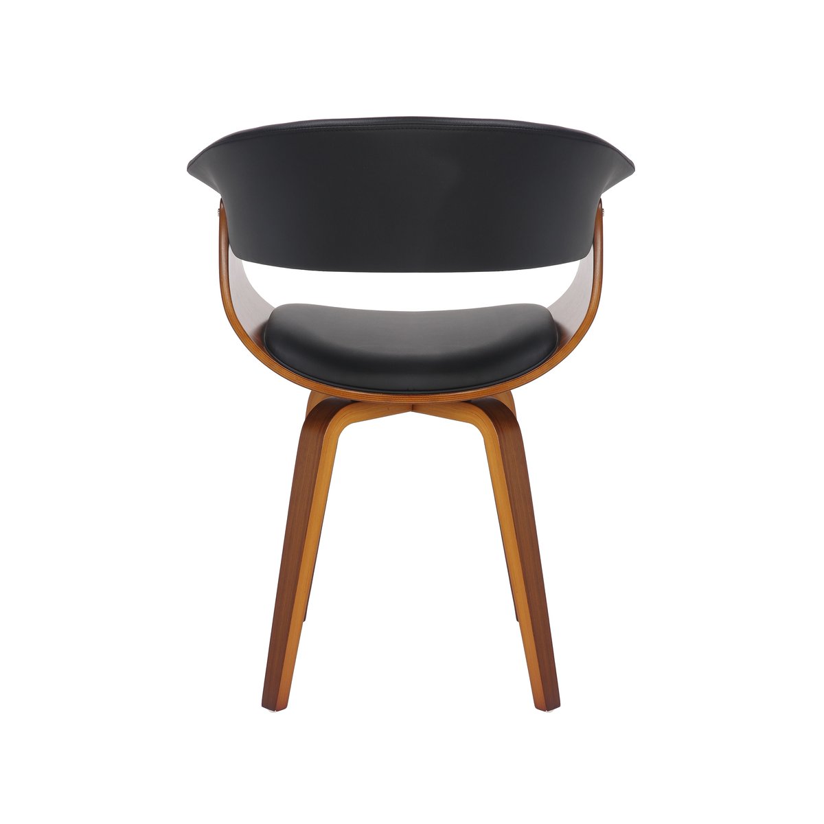 Fauteuil en PU noir, ZAGO
