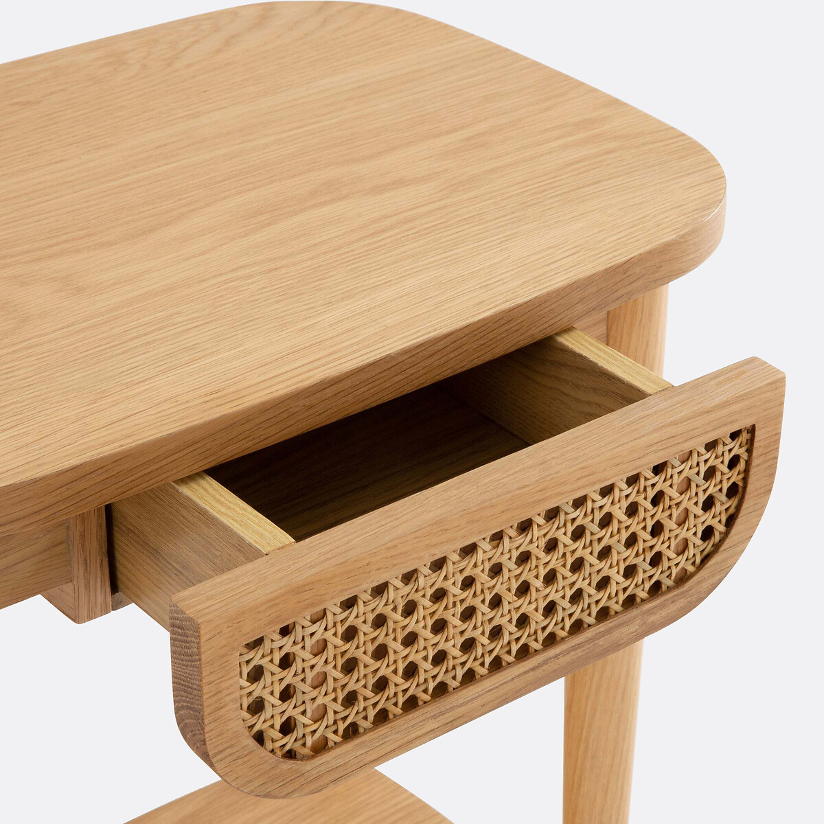 Mesa de cabeceira em palhinha, Buisseau carvalho, LA REDOUTE INTERIEURS