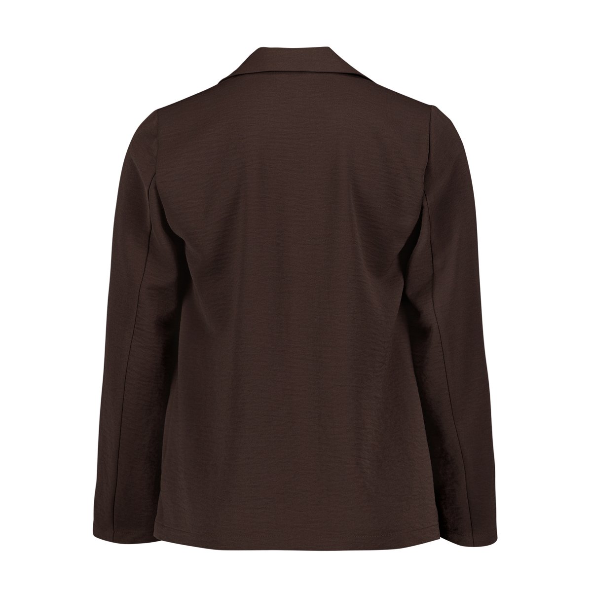 Blazer casual de coupe droite chocolate plum, ZERO