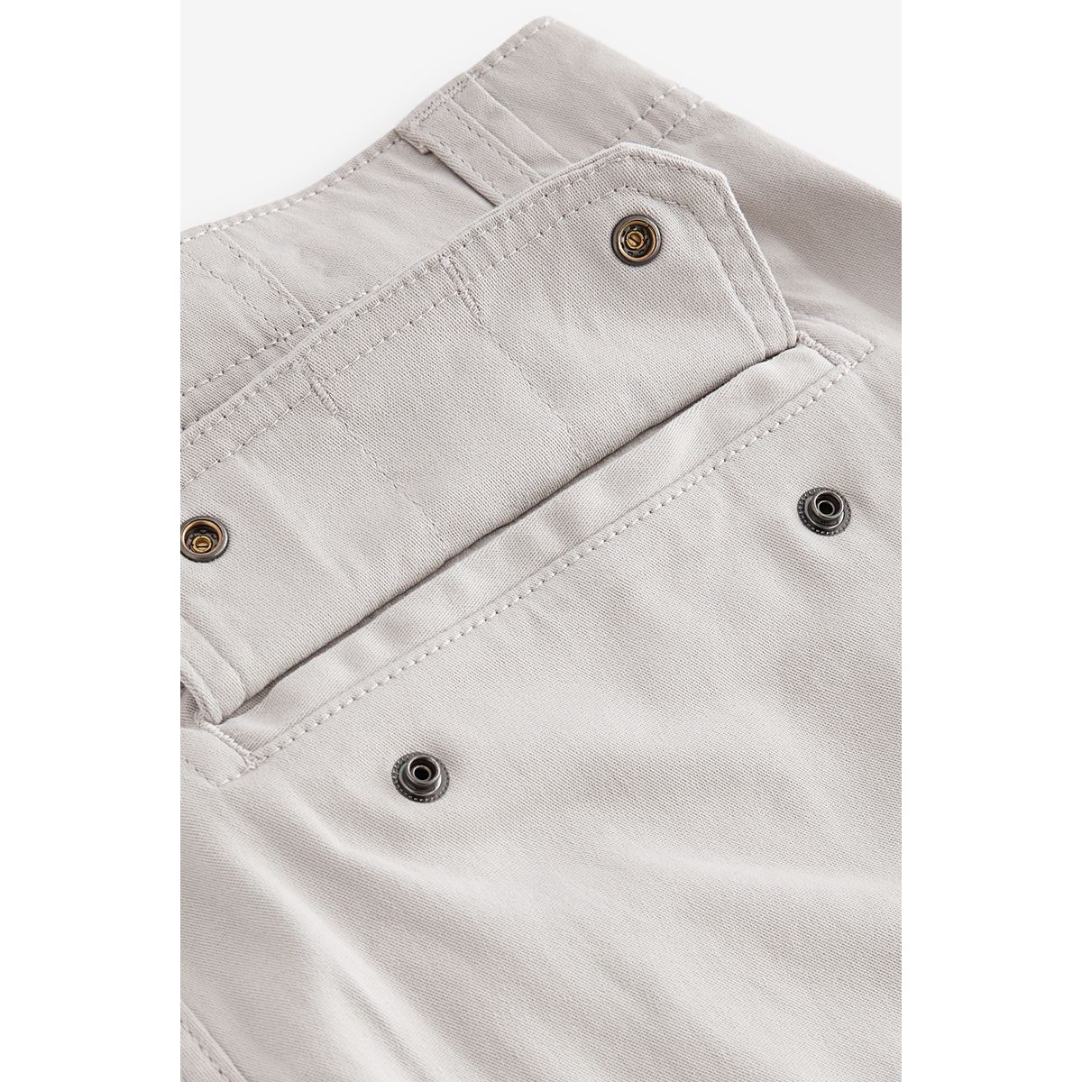 Pantalon cargo stretch en coton naturel, NEXT