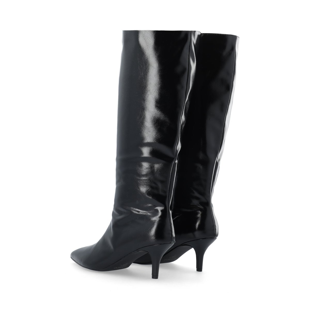 Bottes Au Genou noir - blackpratia1, BIANCO