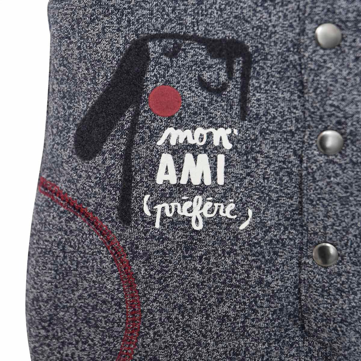 Ensemble salopette mon ami prefere bleu, SUCRE D'ORGE