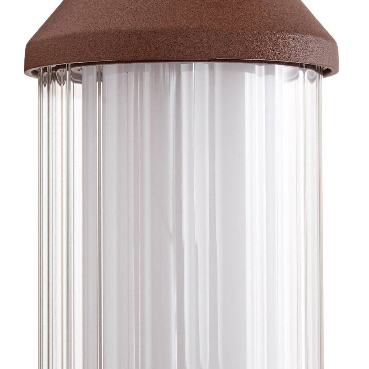 Applique extérieure en aluminium moderneLED rouille, transparent, blanc, LINDBY