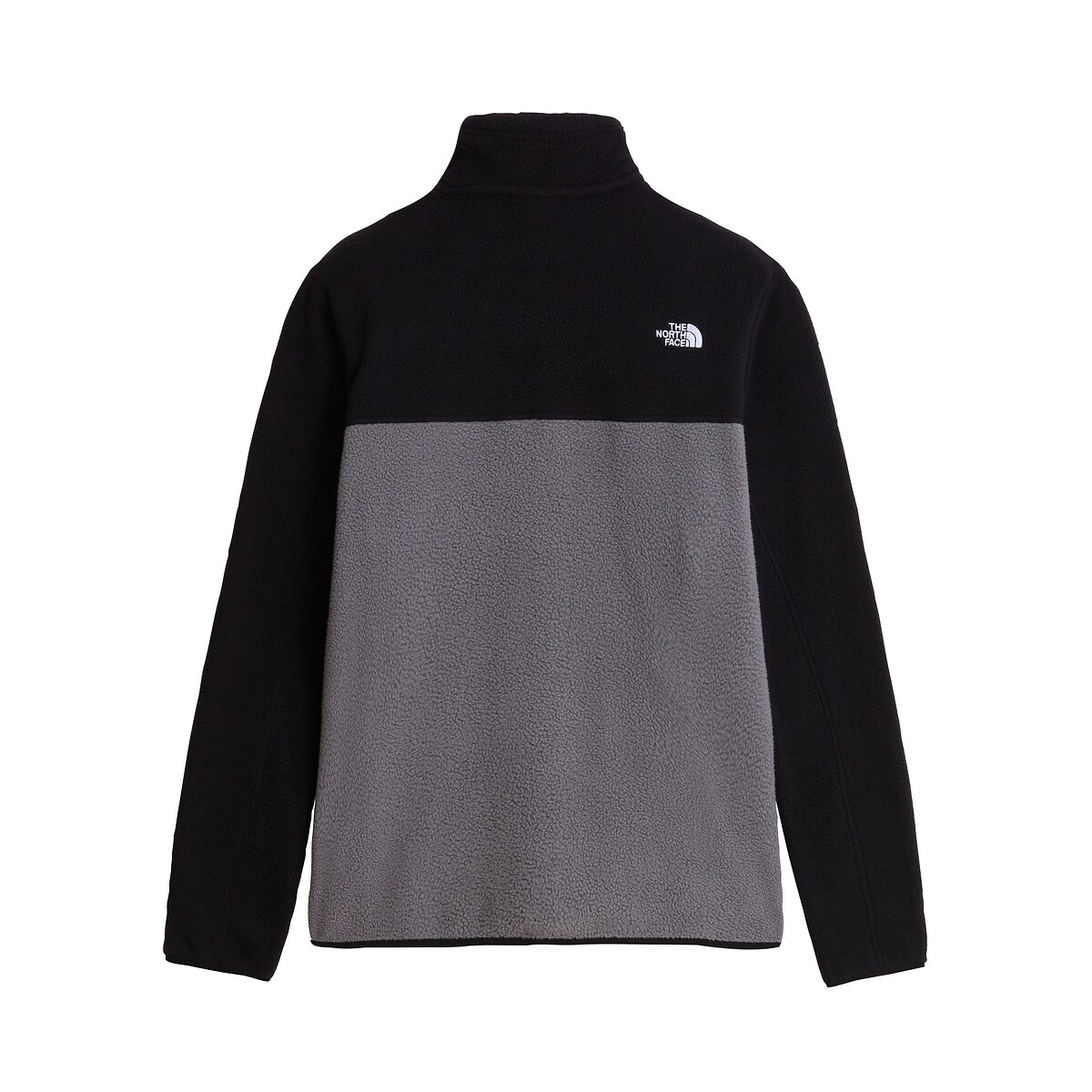 Sweater met rits en opstaande kraag grijs/zwart, THE NORTH FACE