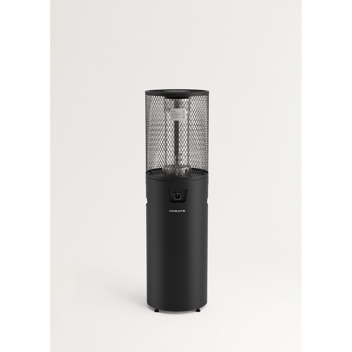 Chauffage à gaz 8kW FIRE ROUND HEATER noir, CREATE