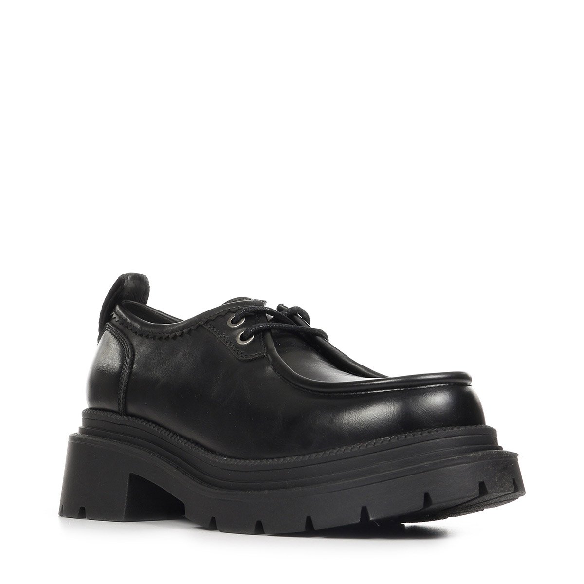 Mocassins CATHY WALLABY black, BUFFALO