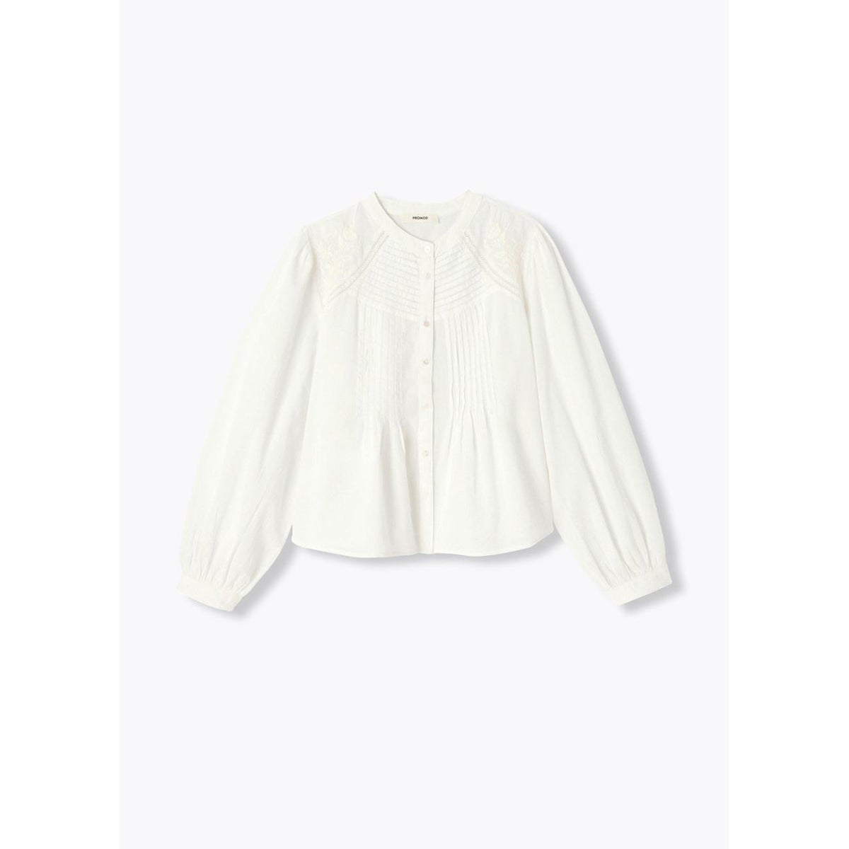 Blouse plissée romantique ecru, PROMOD
