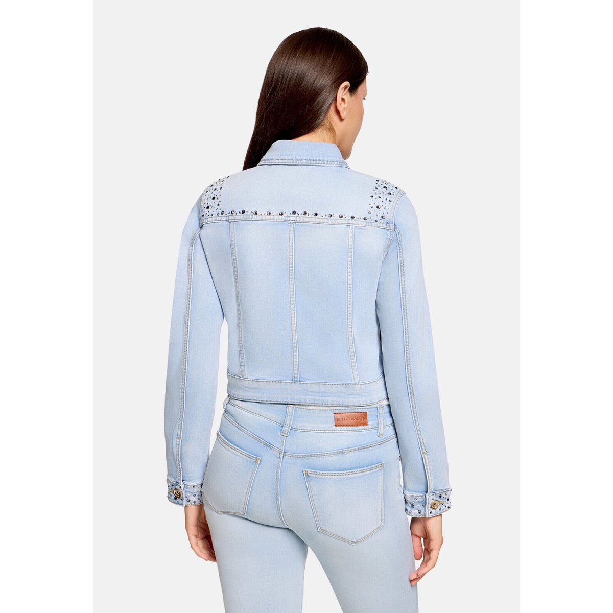Veste en jean à manches longues light blue denim, BETTY BARCLAY