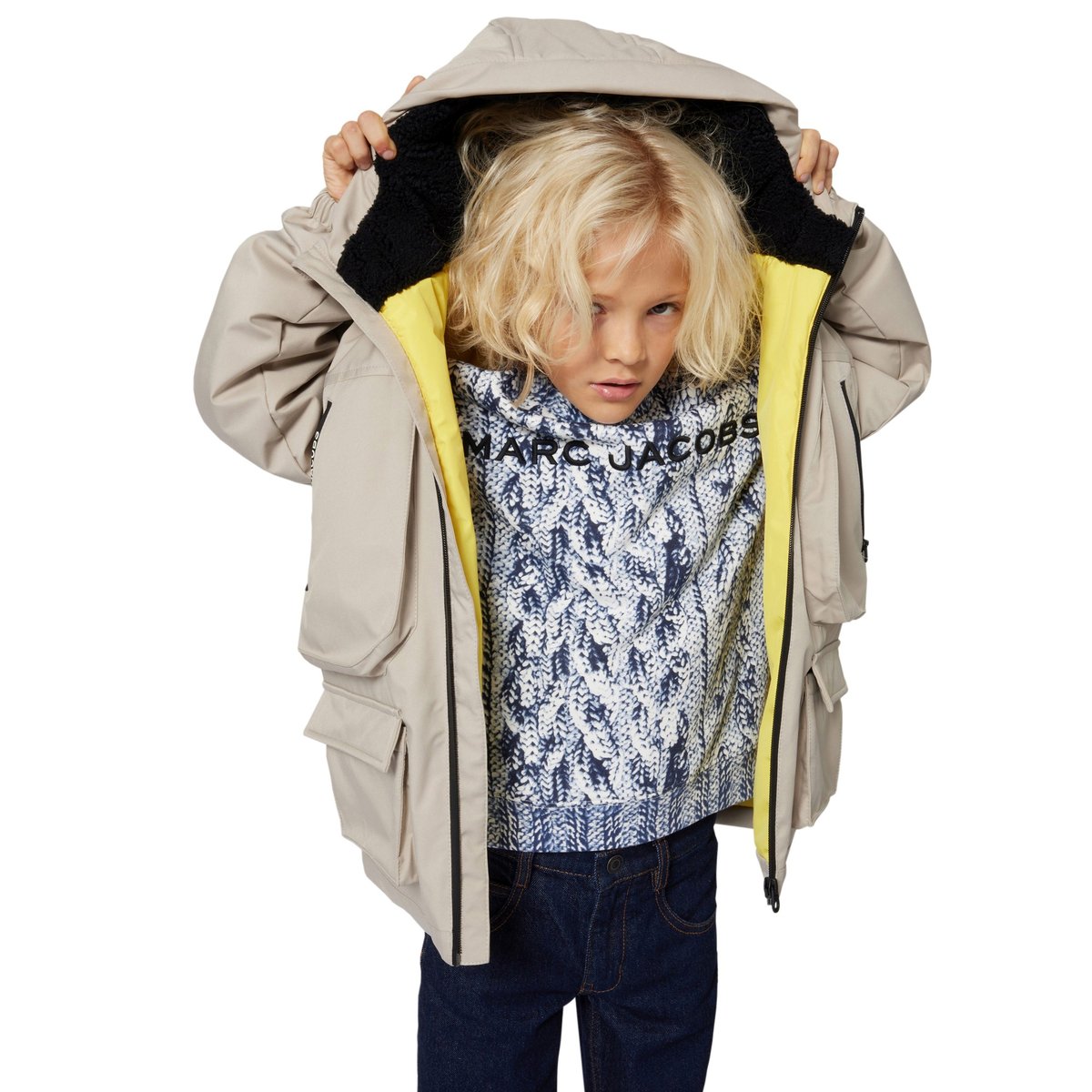 Parka con cappuccio fauve, MARC JACOBS
