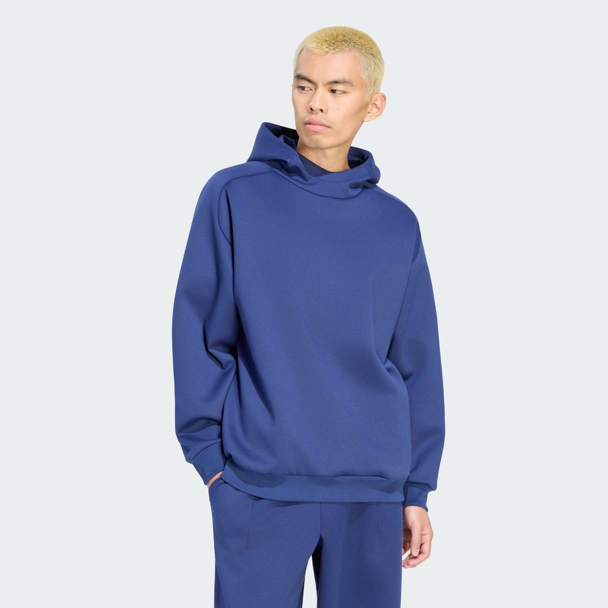 Sweat-Shirt À Capuche En Maille Soft Lux Winter Sweat-Shirt À Capuche En Maille Soft Lux Winter dark blue, ADIDAS SPORTSWEAR