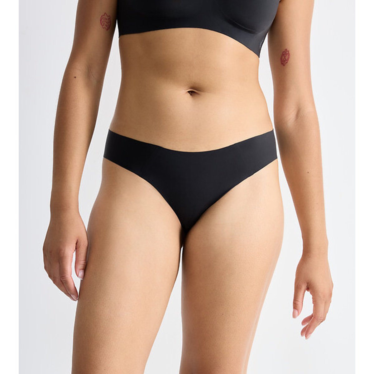 Slip échancré taille haute Zero Feel 2.0 noir, SLOGGI