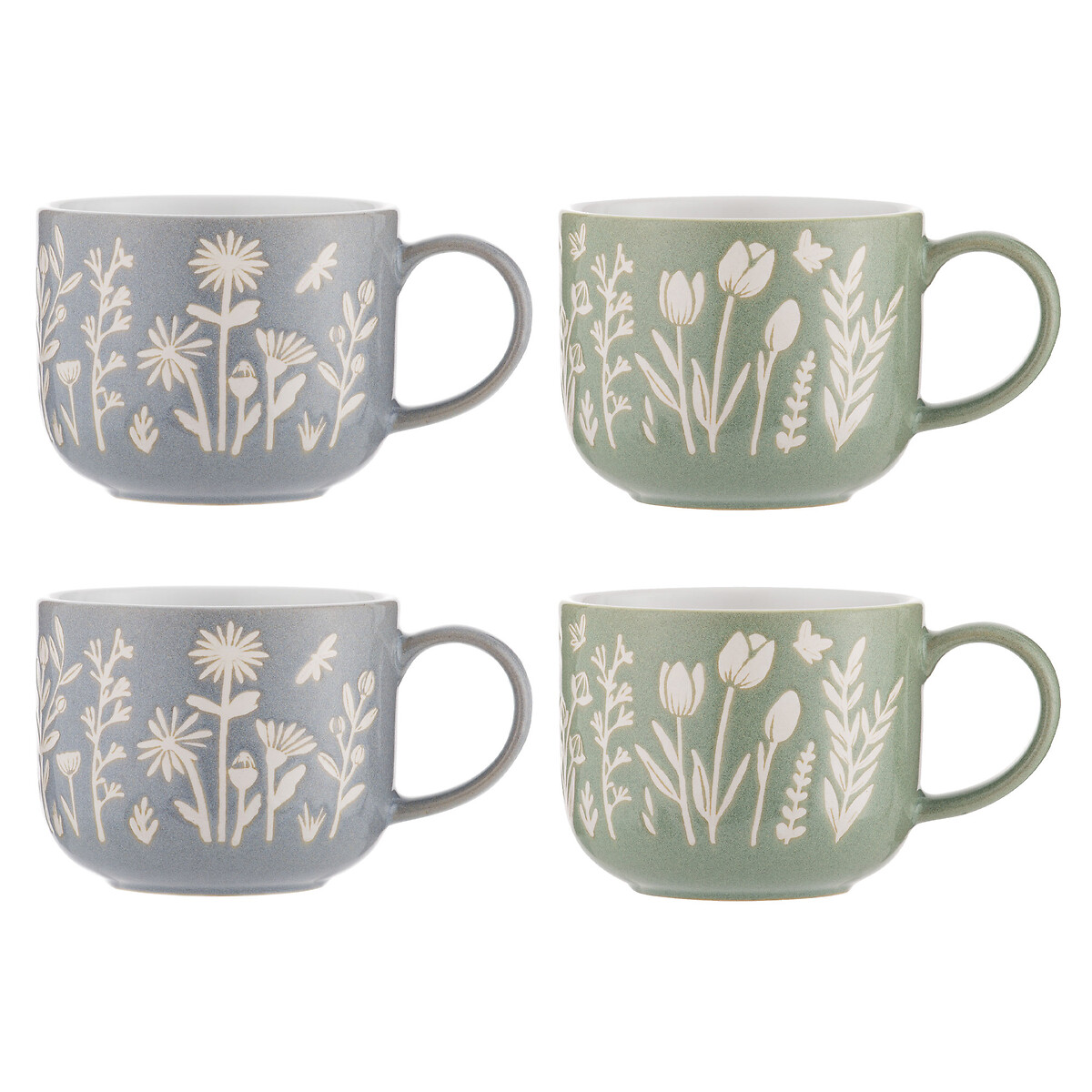 Set of 4 In The Meadow Mugs multi-coloured, MASON CASH