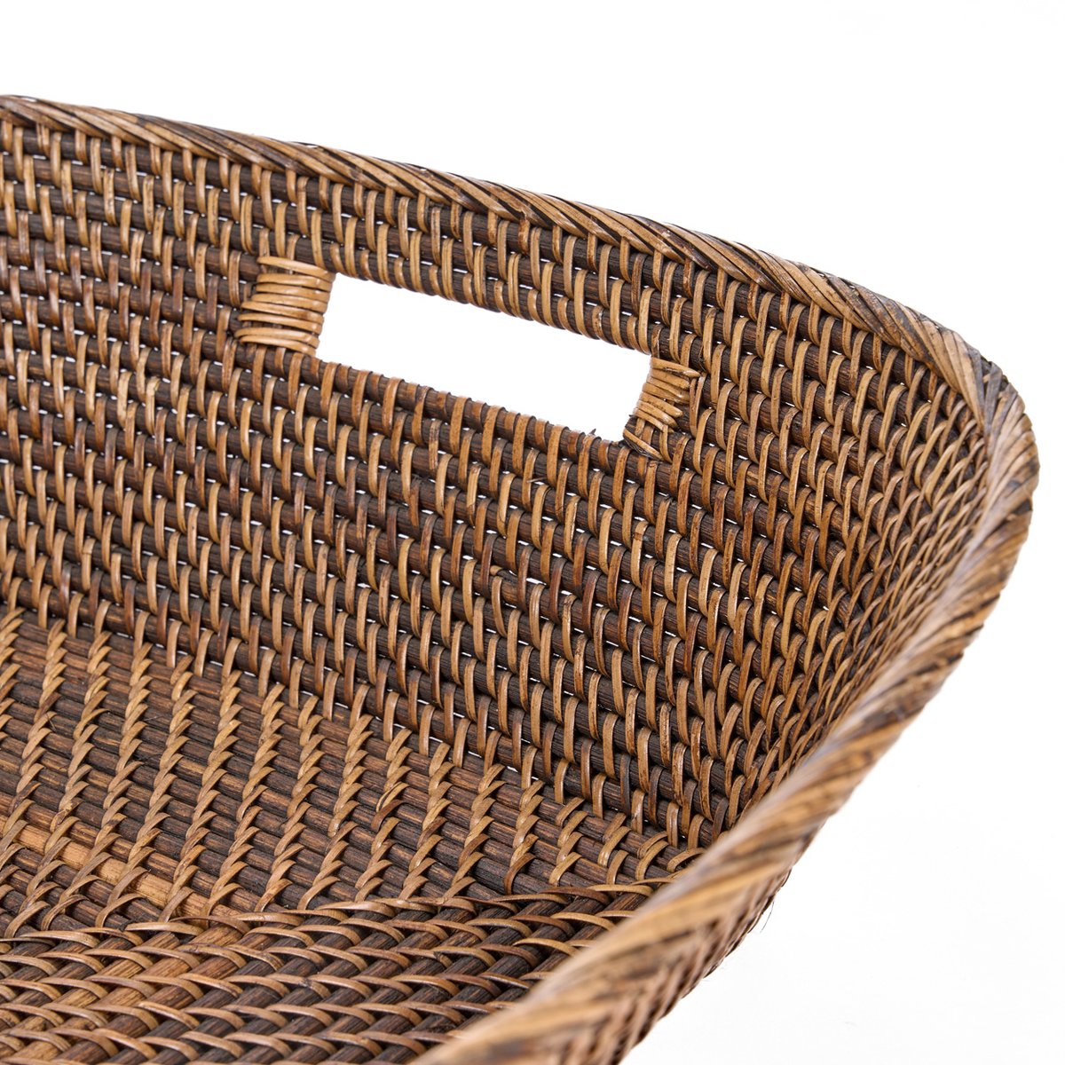 Panier à linge en rotin HANNAH brun naturel, BAZAR BIZAR