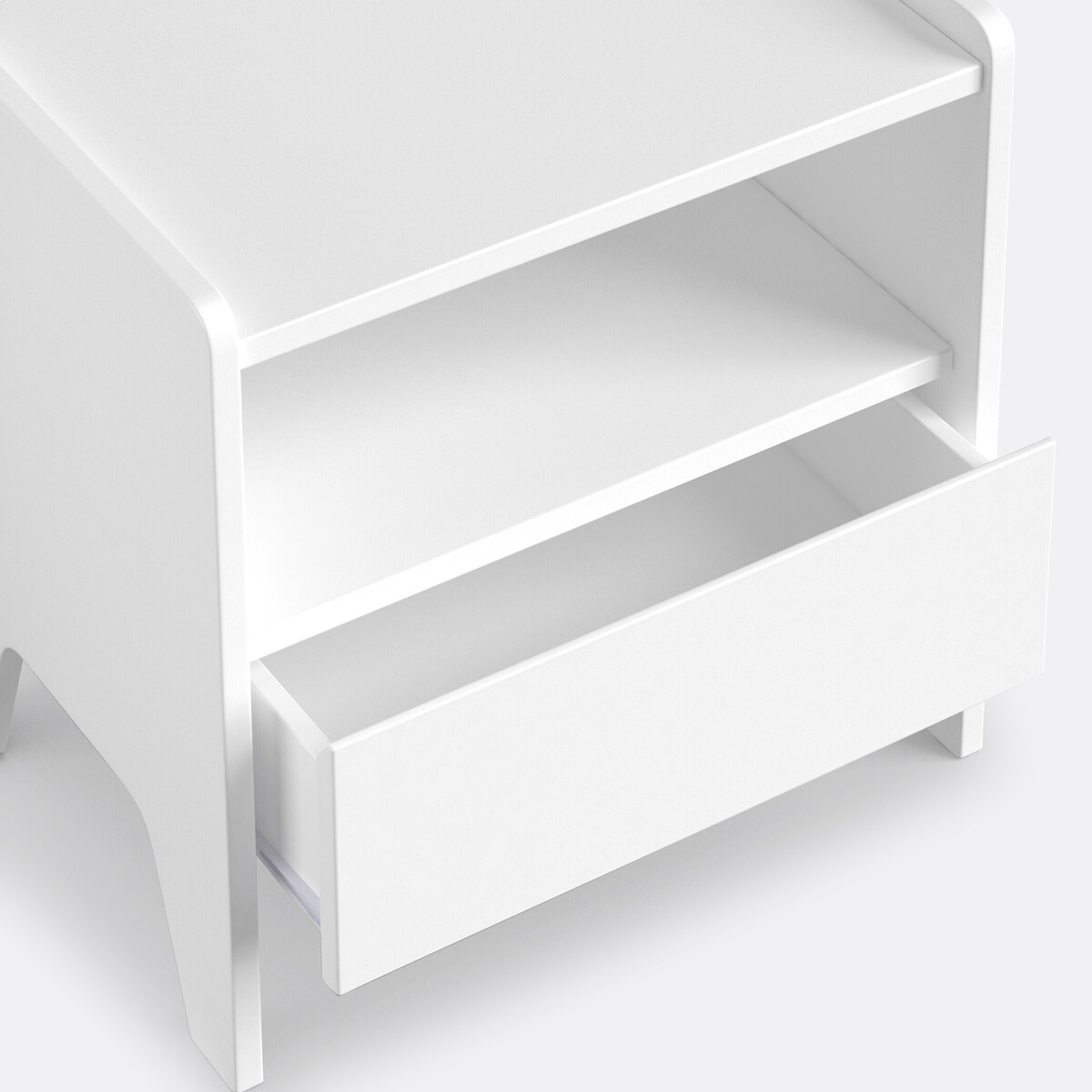 Comodino stile retrò vintage, Adil bianco, LA REDOUTE INTERIEURS