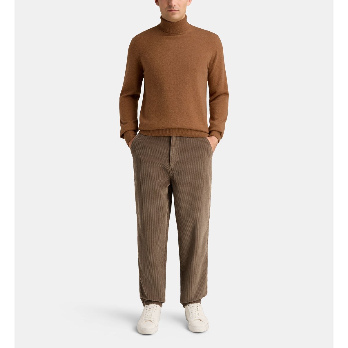 Pull uni nachrol cachemire noisette, GALERIES LAFAYETTE