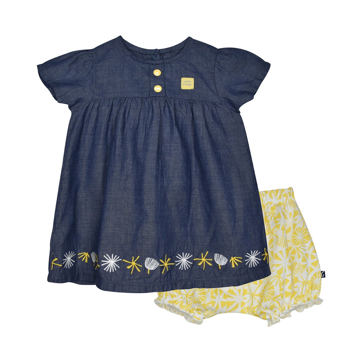 Robe bloomer laziza bebe bleu, SUCRE D'ORGE