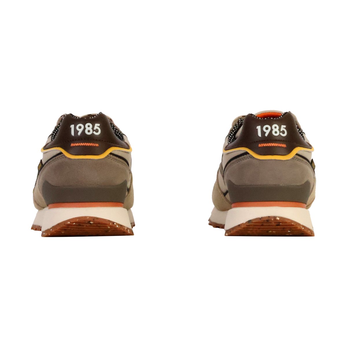 Basket Basse Cuir taupe, VICTORIA